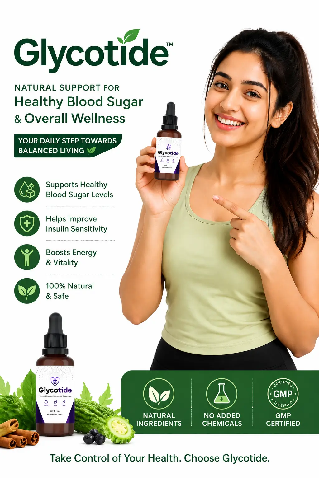 Glycotide blood sugar support supplement
